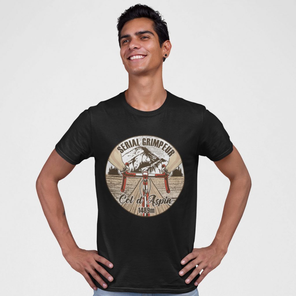 T-Shirt Col d`Aspin – Serial Grimpeur – 2021 – Unisexe
