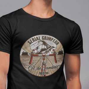 T-Shirt Col de Jambaz – Serial Grimpeur – 2021 – Unisexe