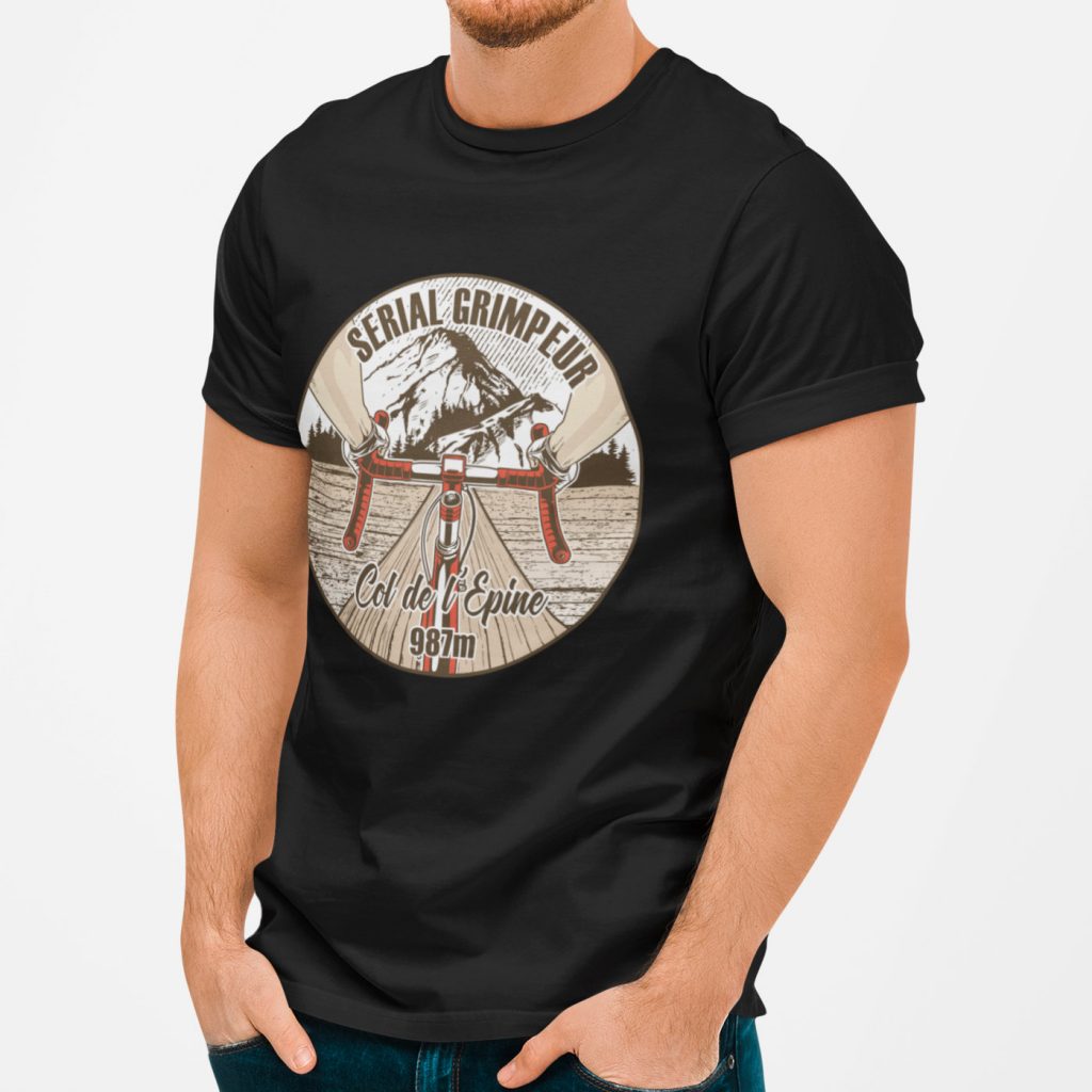 T-Shirt Col de l`Epine – Serial Grimpeur – 2021 – Unisexe