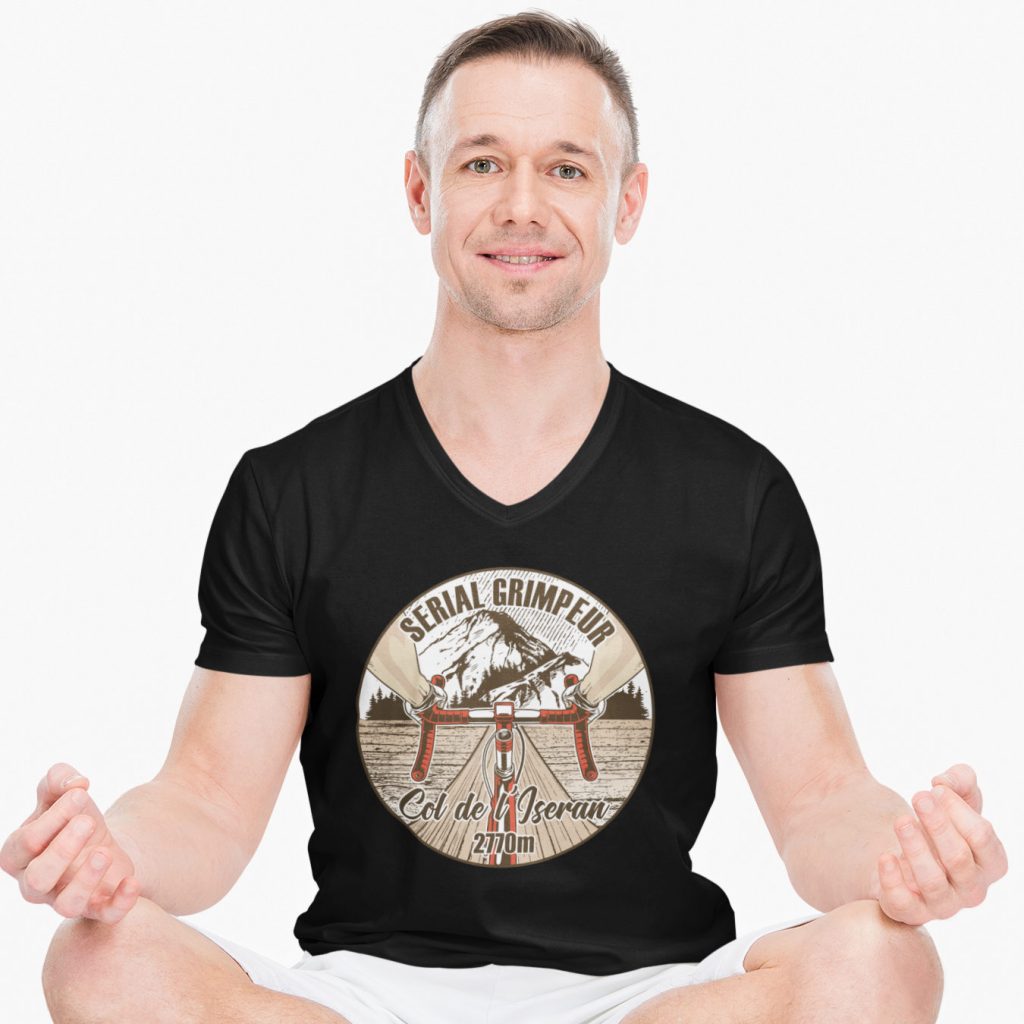 T-Shirt Col de l`Iseran – Serial Grimpeur – 2021 – Unisexe