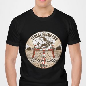 T-Shirt Col de la Couillole – Serial Grimpeur – 2021 – Unisexe
