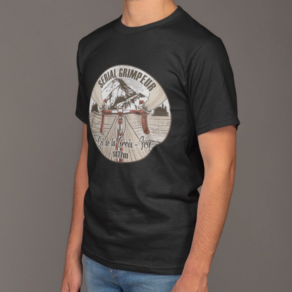 T-Shirt Col de la Croix-Fry – Serial Grimpeur – 2021 – Unisexe