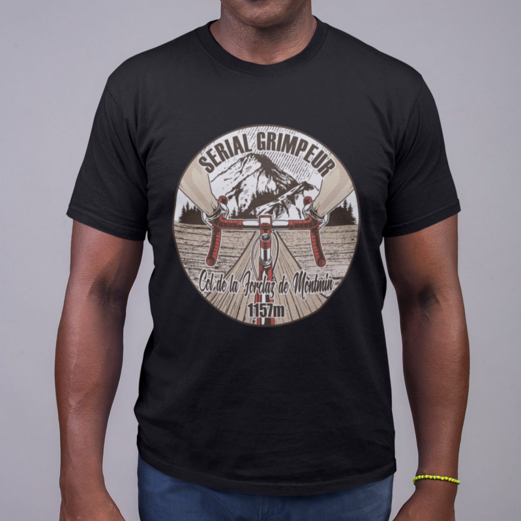 T-Shirt Col de la Forclaz de Montmin – Serial Grimpeur – 2021 – Unisexe