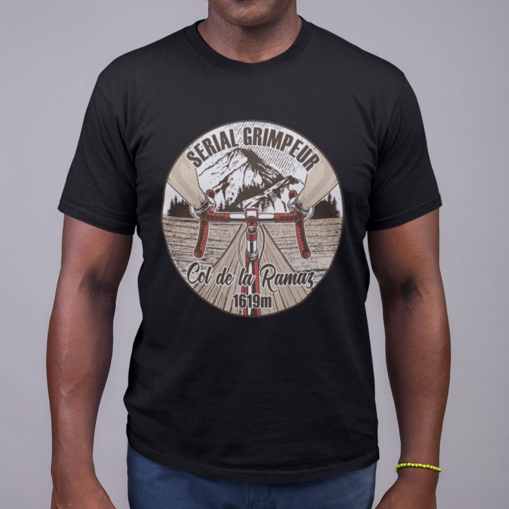 T-Shirt Col de la Ramaz – Serial Grimpeur – 2021 – Unisexe