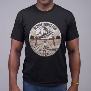 T-Shirt Col de la Ramaz – Serial Grimpeur – 2021 – Unisexe