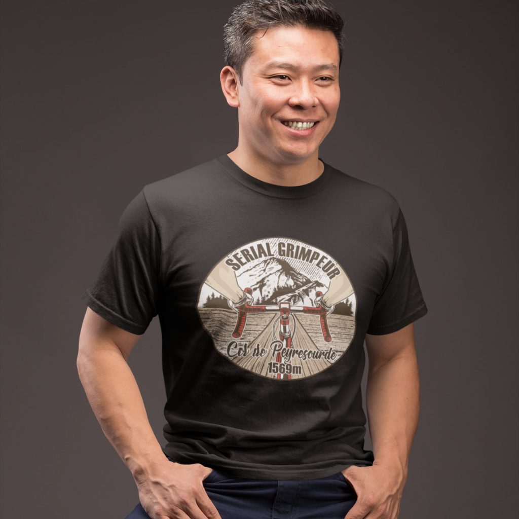 T-Shirt Col de Peyresourde – Serial Grimpeur – 2021 – Unisexe