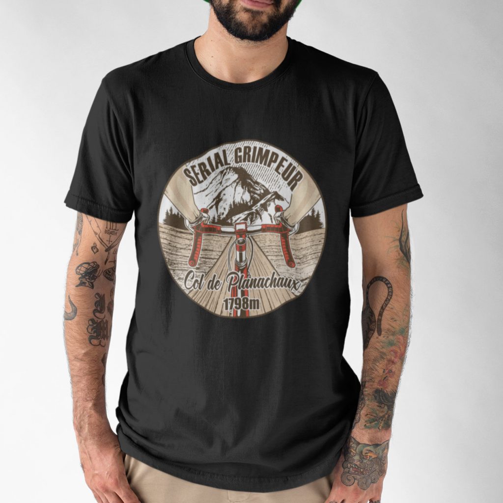 T-Shirt Col de Planachaux – Serial Grimpeur – 2021 – Unisexe