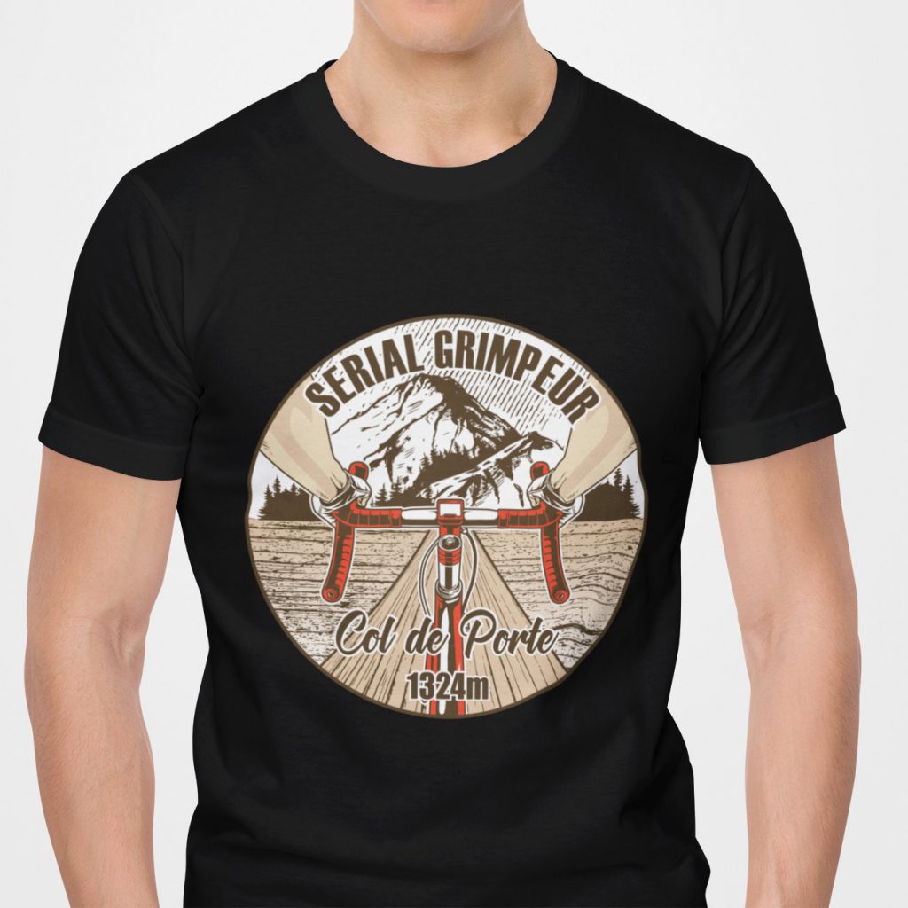 T-Shirt Col de Porte – Serial Grimpeur – 2021 – Unisexe