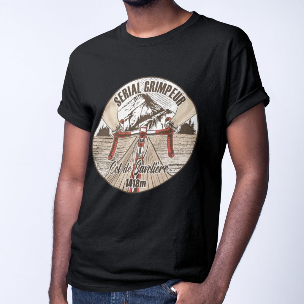T-Shirt Col de Savolière – Serial Grimpeur – 2021 – Unisexe