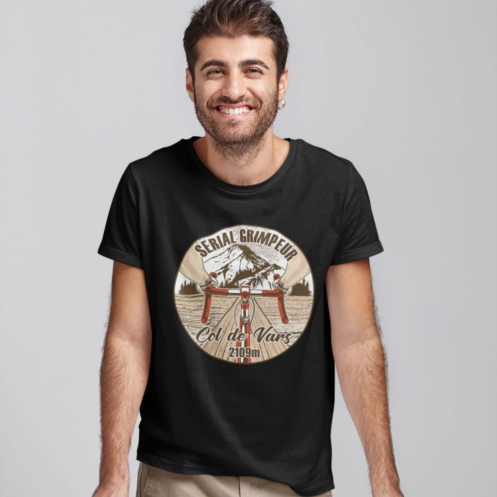 T-Shirt Col de Vars – Serial Grimpeur – 2021 – Unisexe
