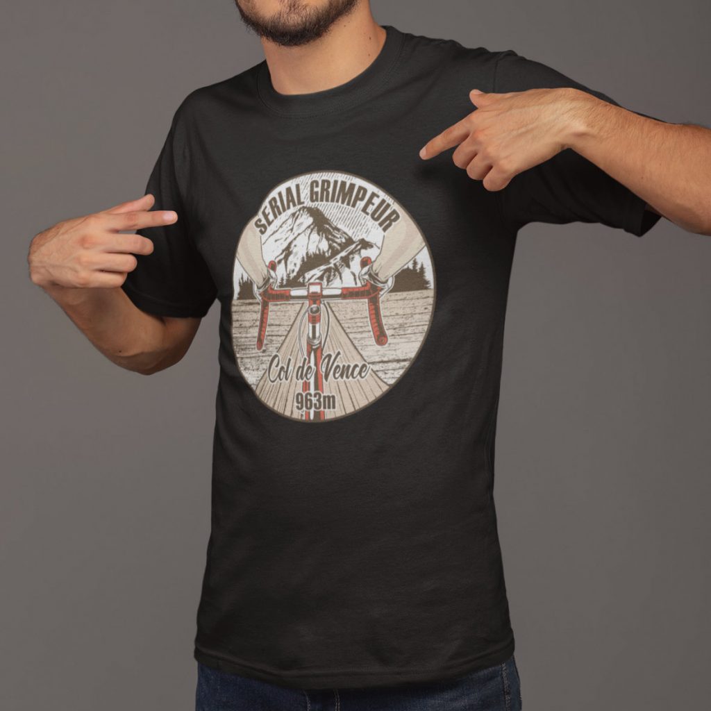 T-Shirt Col de Vence – Serial Grimpeur – 2021 – Unisexe