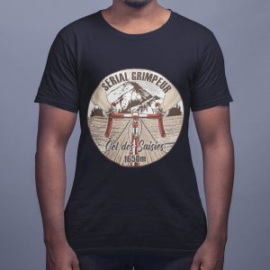 T-Shirt Col des Saisies – Serial Grimpeur – 2021 – Unisexe