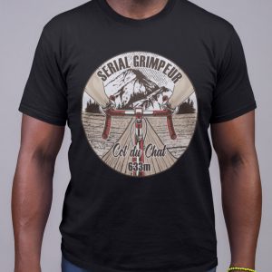 T-Shirt Col du Chat – Serial Grimpeur – 2021 – Unisexe