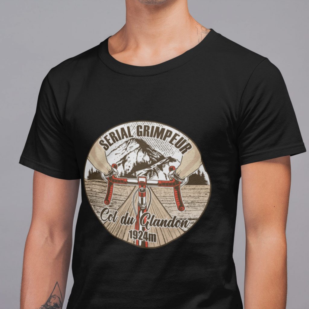 T-Shirt Col du Glandon – Serial Grimpeur – 2021 – Unisexe