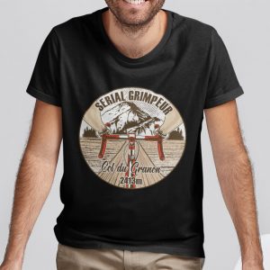 T-Shirt Col du Granon – Serial Grimpeur – 2021 – Unisexe