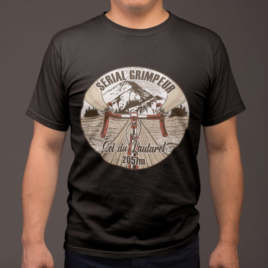 T-Shirt Col du Lautaret – Serial Grimpeur – 2021 – Unisexe