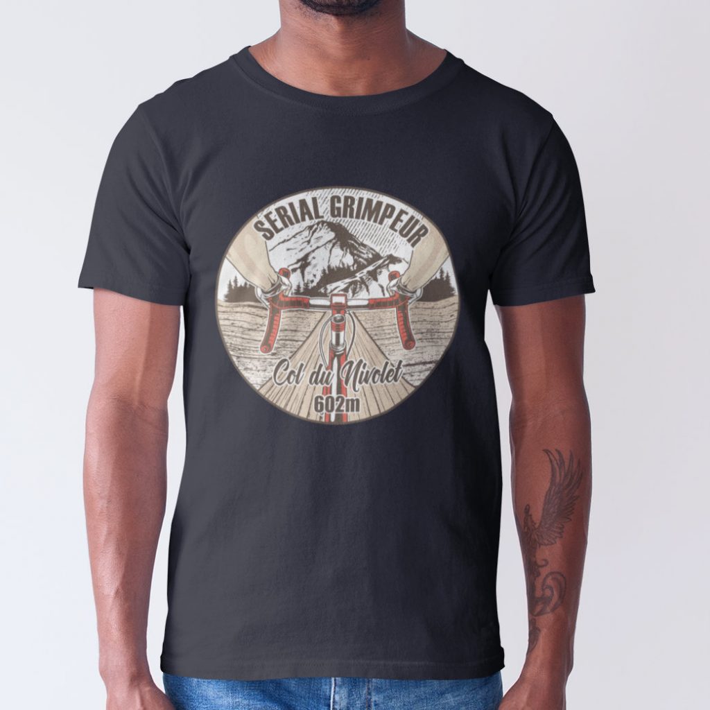 T-Shirt Col du Nivolet – Serial Grimpeur – 2021 – Unisexe