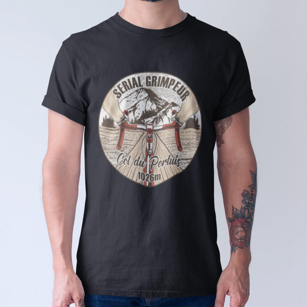 T-Shirt Col du Pertuis – Serial Grimpeur – 2021 – Unisexe