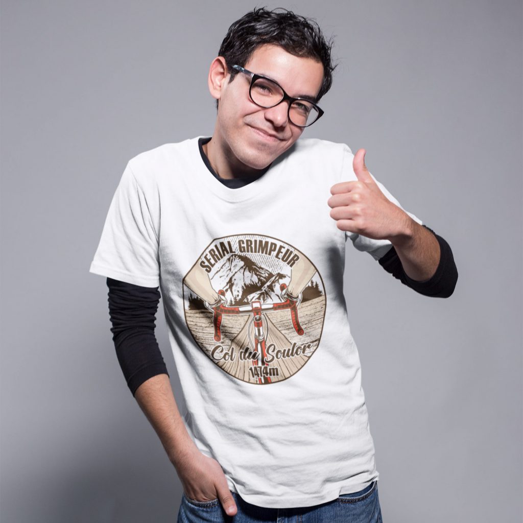 T-Shirt Col du Soulor – Serial Grimpeur – 2021 – Unisexe