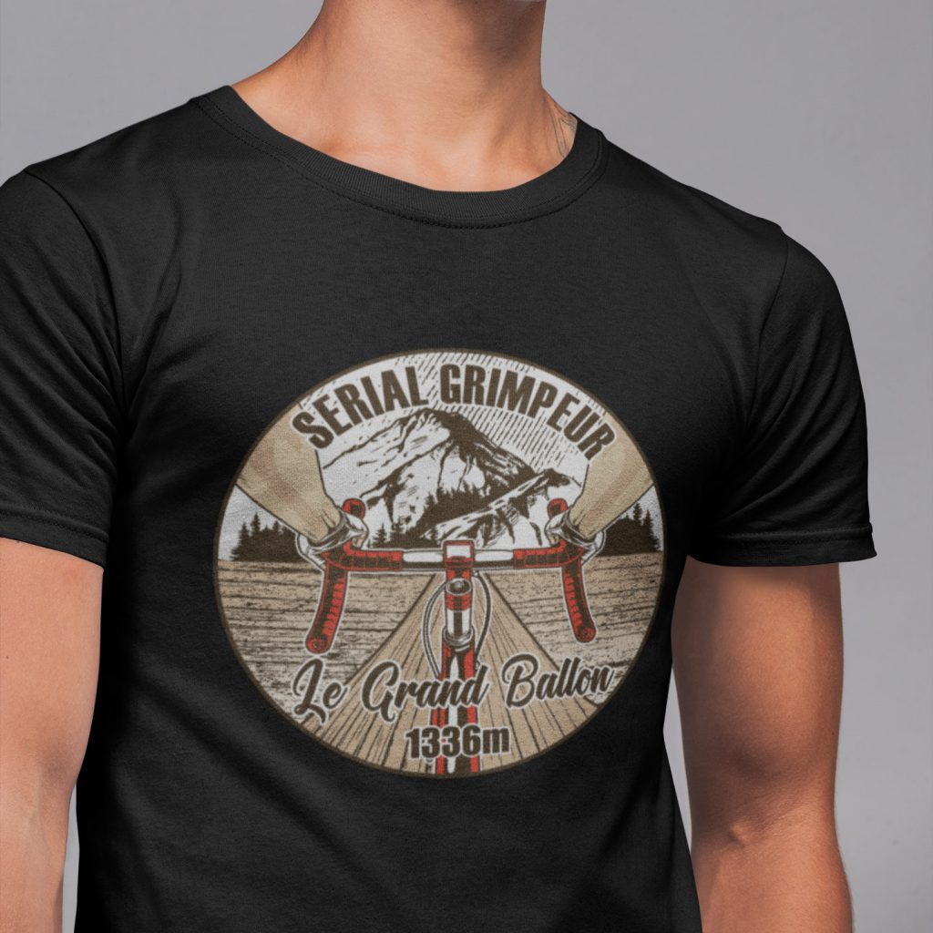 T-Shirt Le Grand Ballon – Serial Grimpeur – 2021 – Unisexe