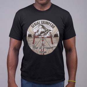 T-Shirt Mur de Péguère – Serial Grimpeur – 2021 – Unisexe