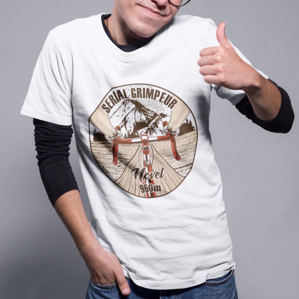 T-Shirt Novel – Serial Grimpeur – 2021 – Unisexe
