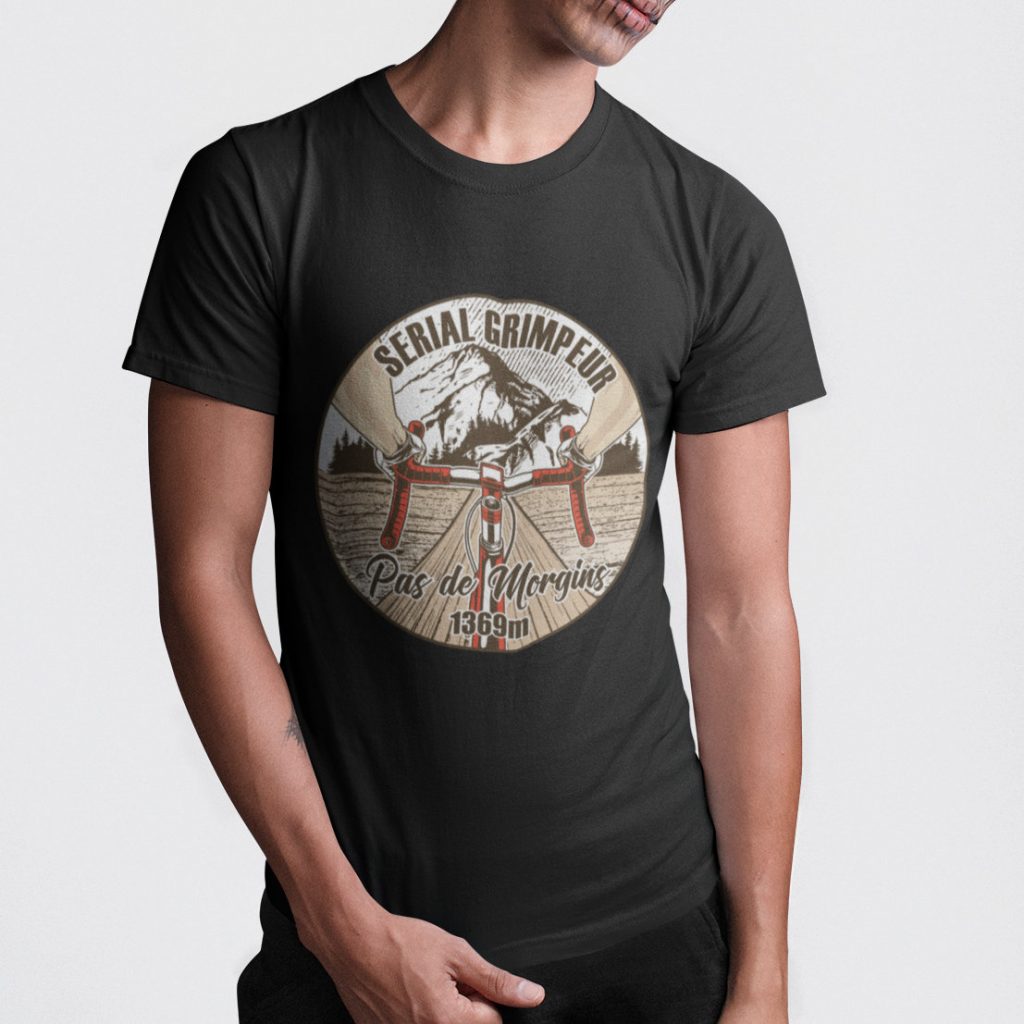 T-Shirt Pas de Morgins – Serial Grimpeur – 2021 – Unisexe