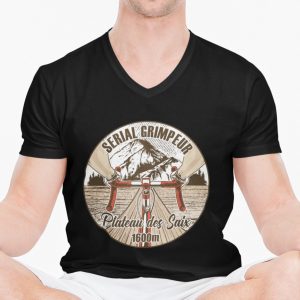 T-Shirt Plateau des Saix – Serial Grimpeur – 2021 – Unisexe