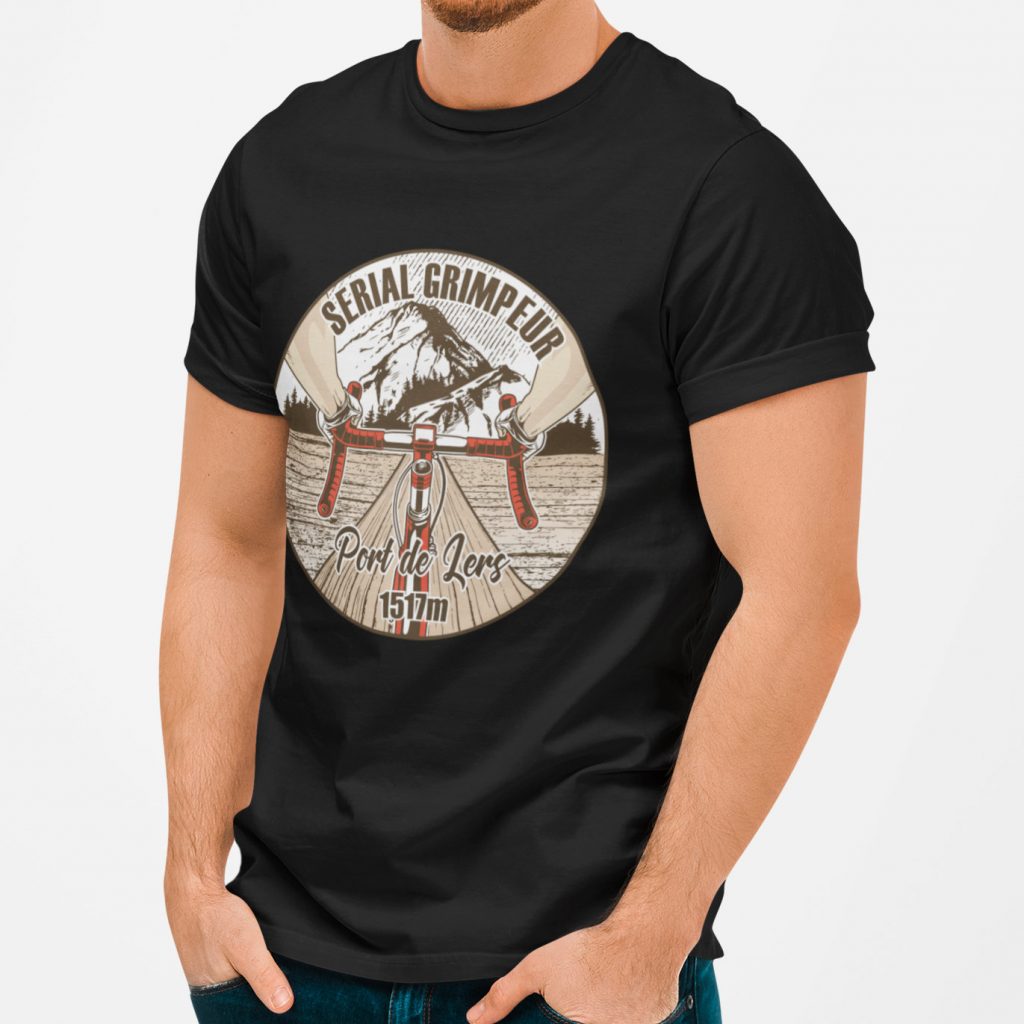 T-Shirt Port de Lers – Serial Grimpeur – 2021 – Unisexe