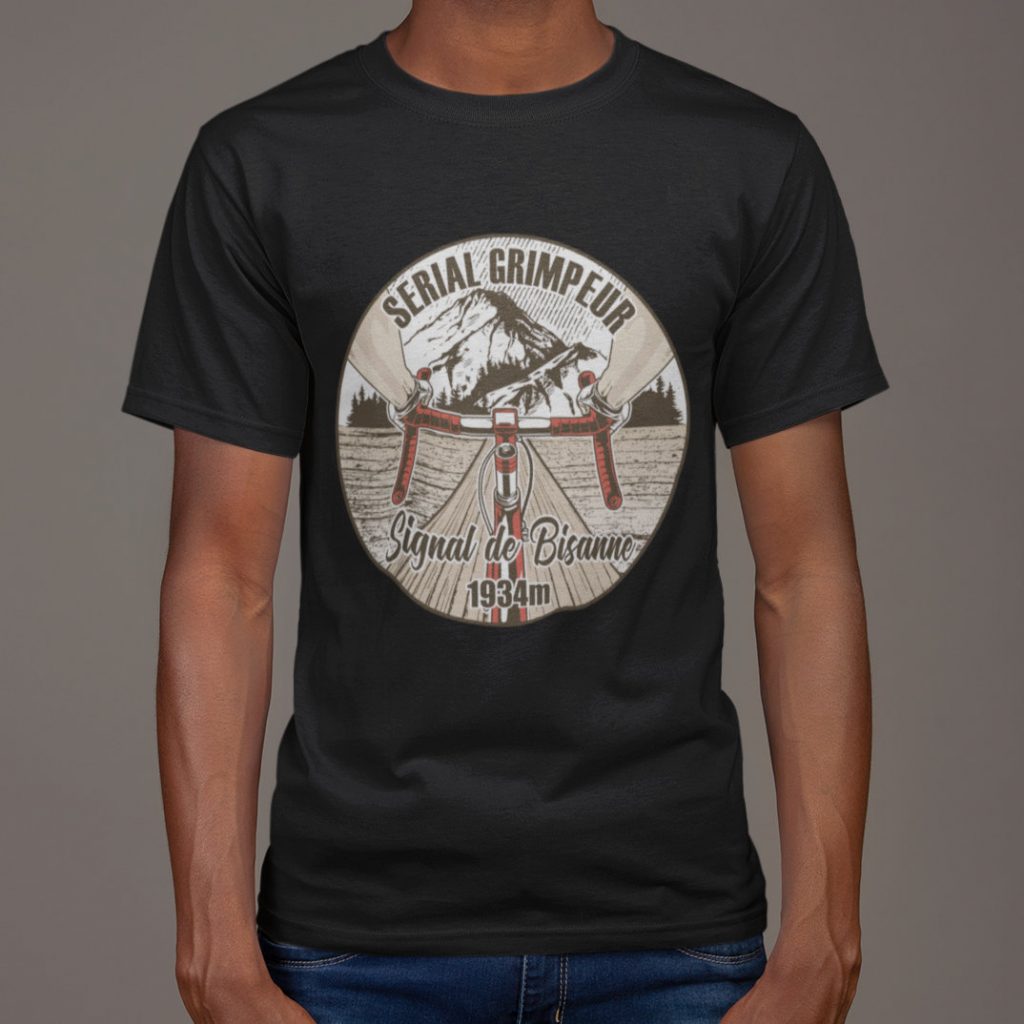 T-Shirt Signal de Bisanne – Serial Grimpeur – 2021 – Unisexe