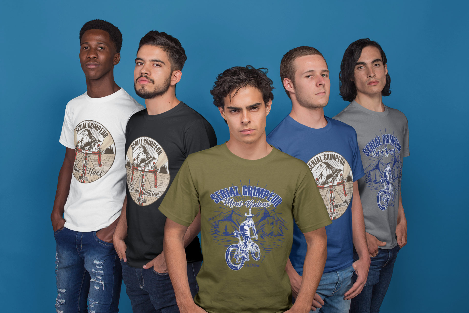 Serial Grimpeur - La collection de t-shirts pour les cyclistes chasseurs de cols